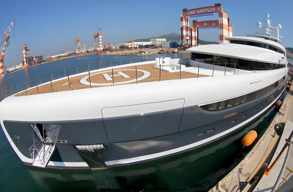 Yuli Teak Deck، تحقيق رحلة الأحلام البحرية لسفينة الرحلات البحرية الفاخرة Yantai CIMC Raffles